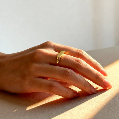 Trust God Signet Ring